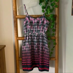 Summer Dress with Cutout Waist